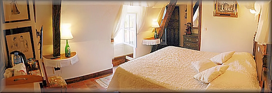 panoramic Belle epoque bedroom | bed and breakfast argentier du roy | loire valley | france